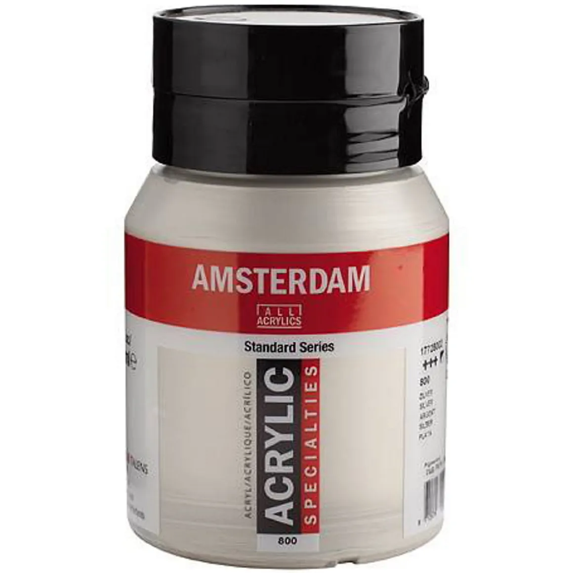 Amsterdam Acrylic akrylmaling 500 ml Silver 800