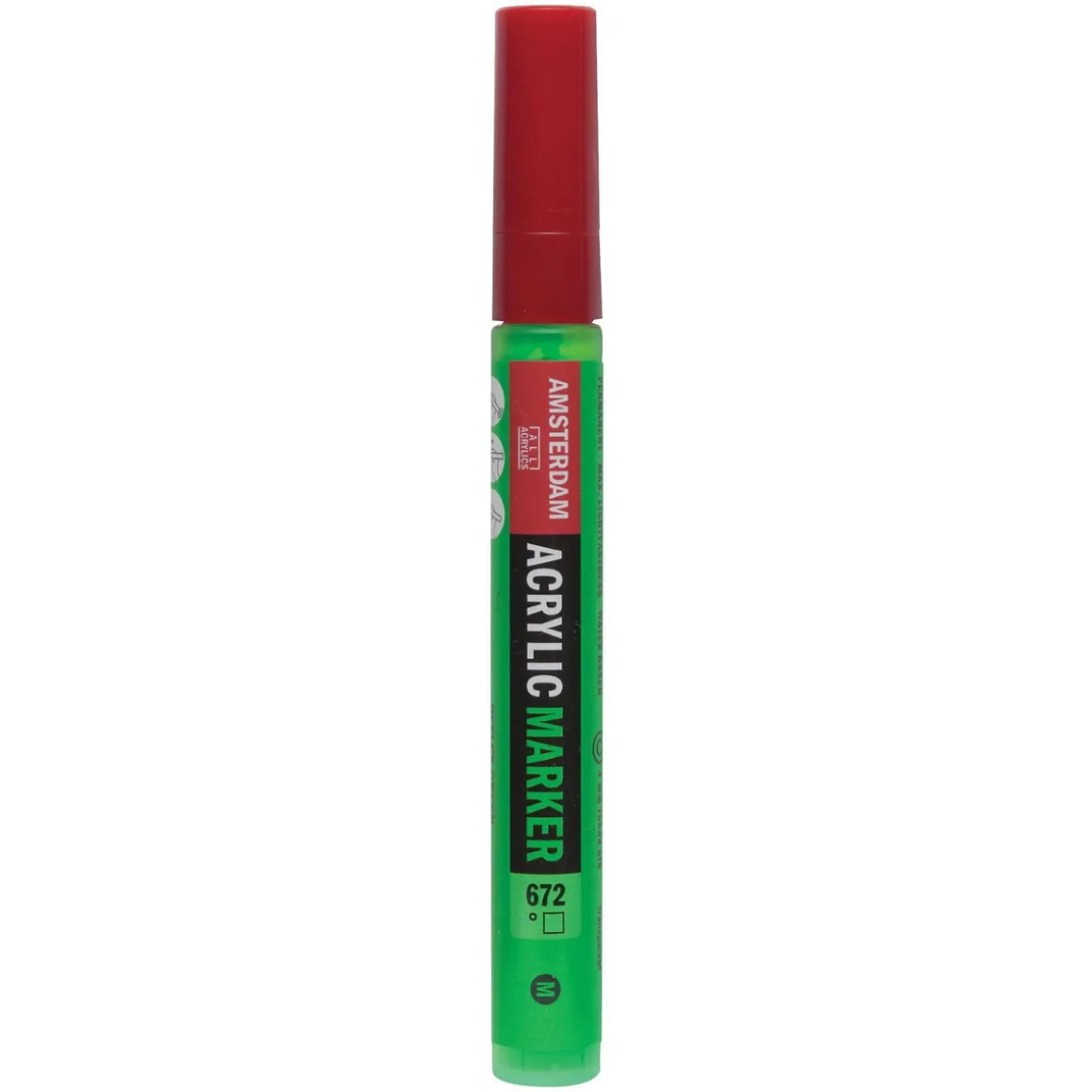Amsterdam akrylmarker 4 mm Reflex Green - 672 – UV, UV-farge