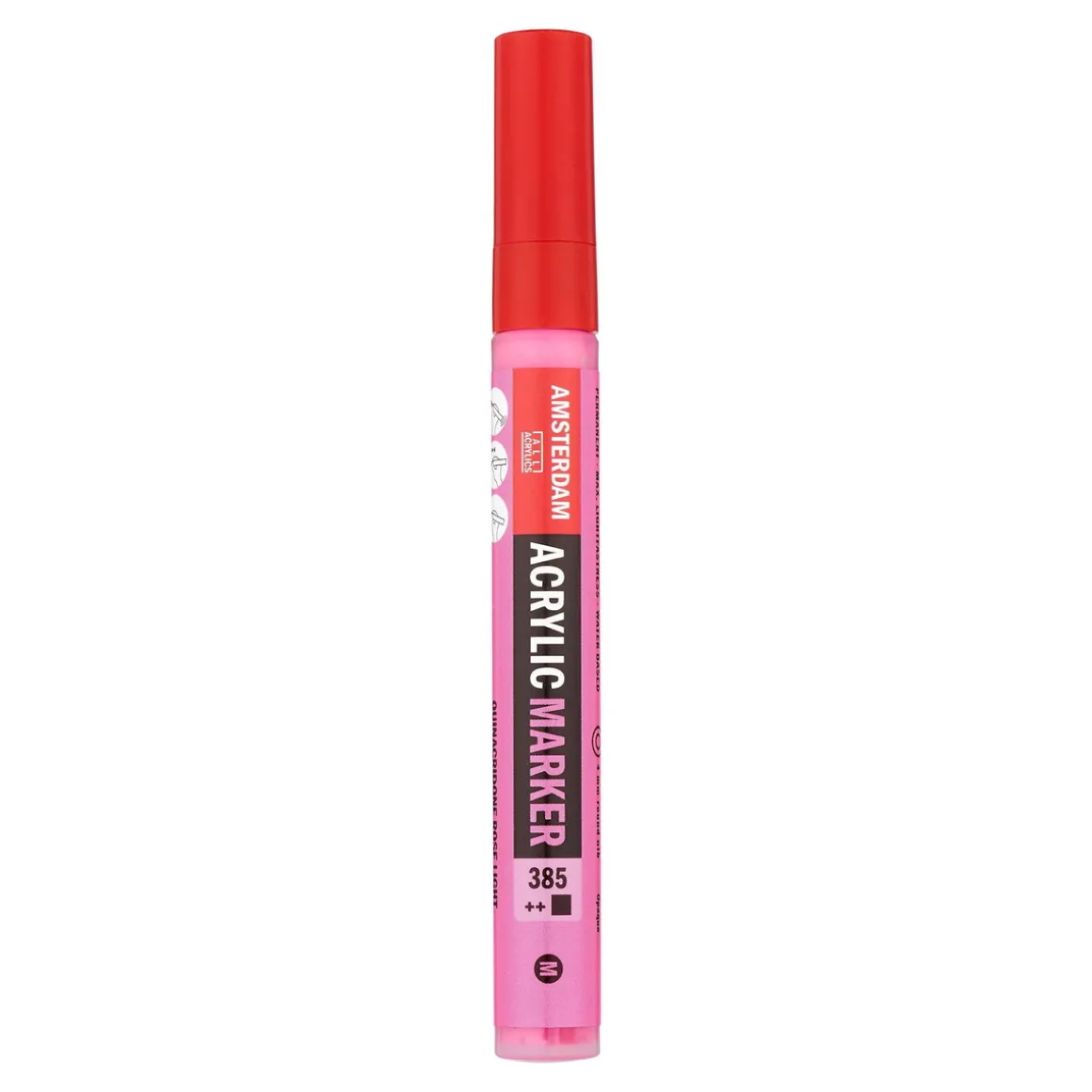 Amsterdam akryltusj 4 mm Quinacridone Rose Light - 385