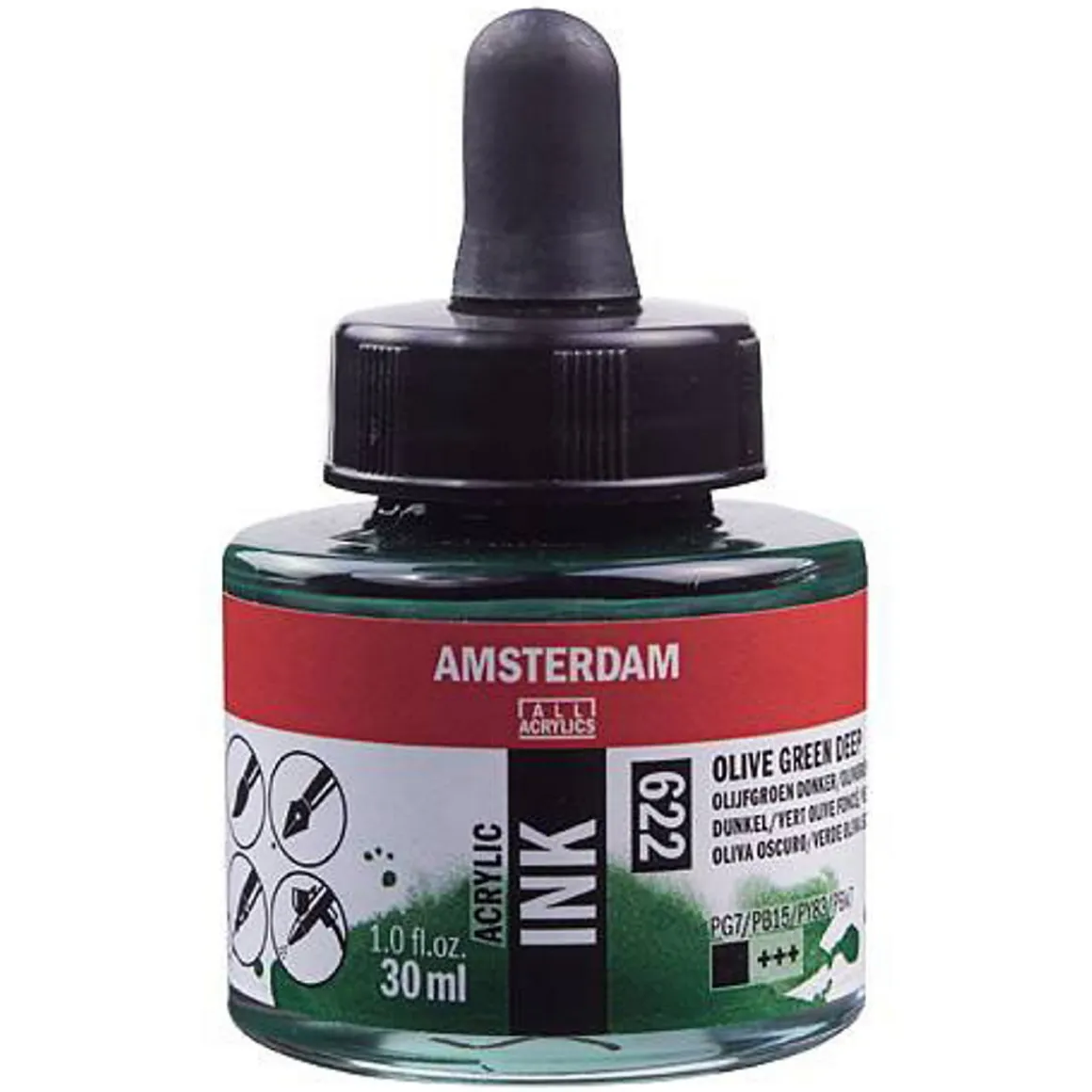 Amsterdam Ink Ol Green Dp 30 m