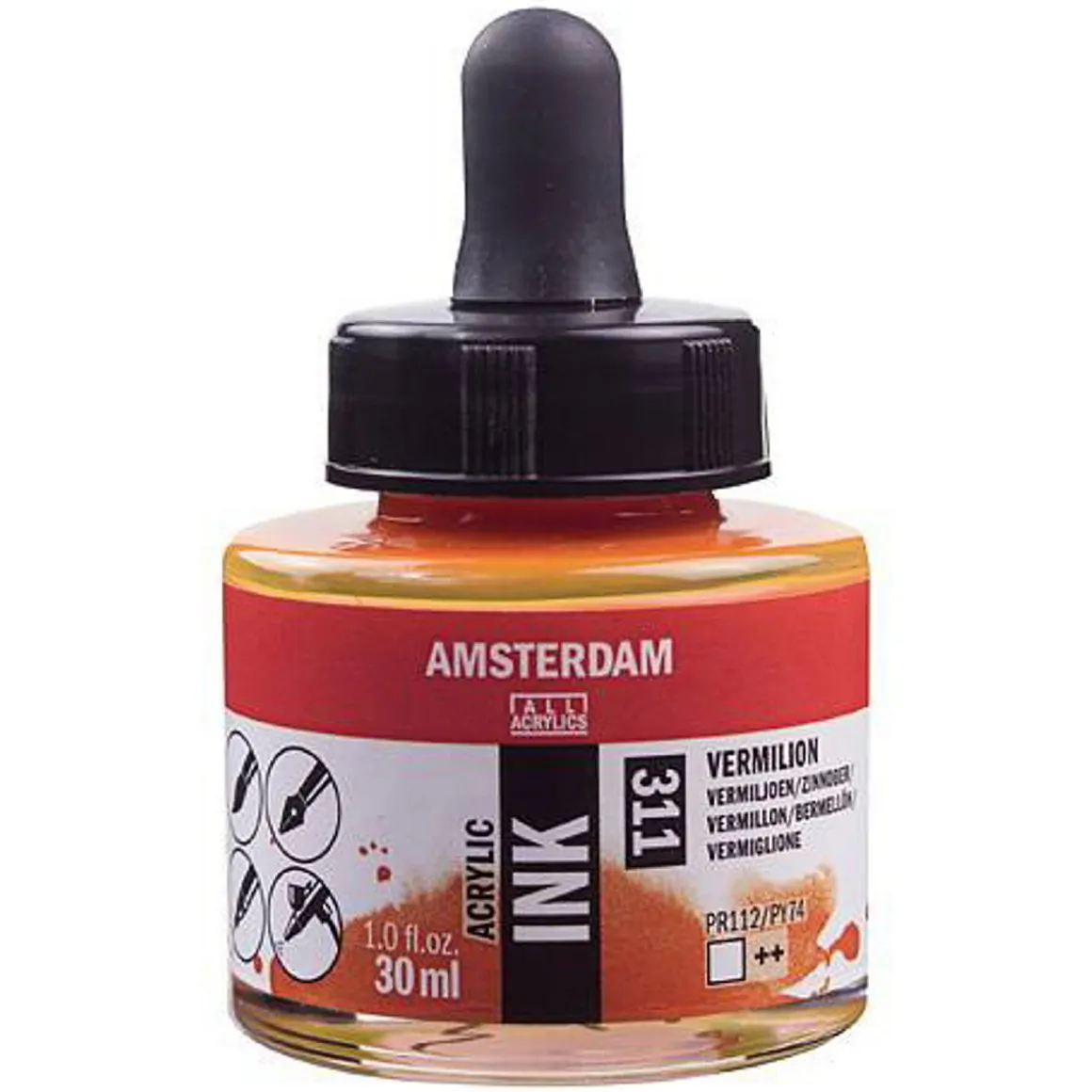 Amsterdam Ink Vermillion 30 ml