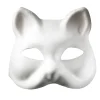 Ansiktsmaske katt, kattemaske av formpresset papp 18×18 cm