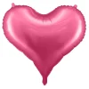 Ballong 61×53 cm – cerisefarget hjerte, perfekt for valentinsdagen