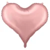 Ballong 61×53 cm – rosa hjerte, perfekt for valentinsdagen