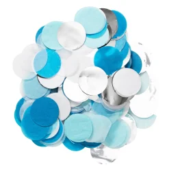 Blå ballongkonfetti