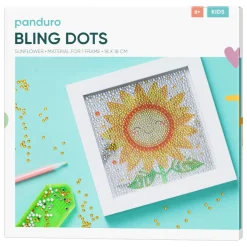 Bling Dots-bilde solsikke