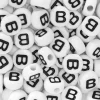 Bokstavperler 50 stk. B