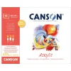 Canson Acrylic akrylblokk 36×48 cm, 10 ark, 400 g/m²