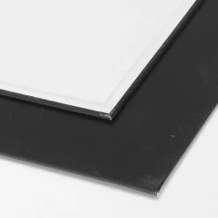 Canvas Panel svart – 20×20 cm, 3 mm tykk