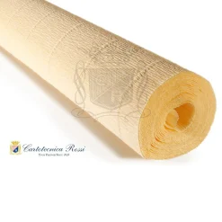 Cartotecnica Rossi kreppapir 577 – ivory, 180 g rull (144 g/m²) à 50×250 cm