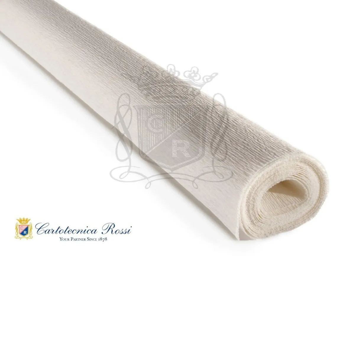 Cartotecnica Rossi kreppapir 384 – babyrosa, 90 g rull (120 g/m²) à 50×150 cm