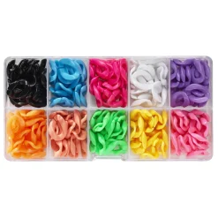 Chain links happy mix – 180 fargerike ledd for å skape armbånd og halsbånd