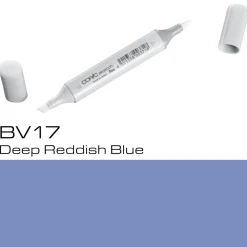 Copic Sketch BV17 Dp Red. Blue