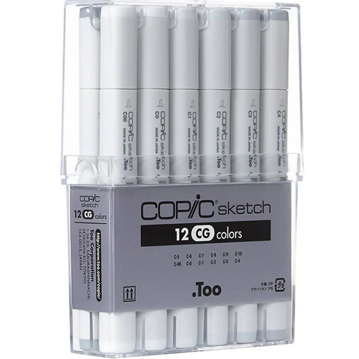 Copic Sketch Cool Grey Set 12