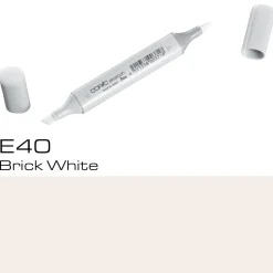 Copic Sketch E40 Brick White