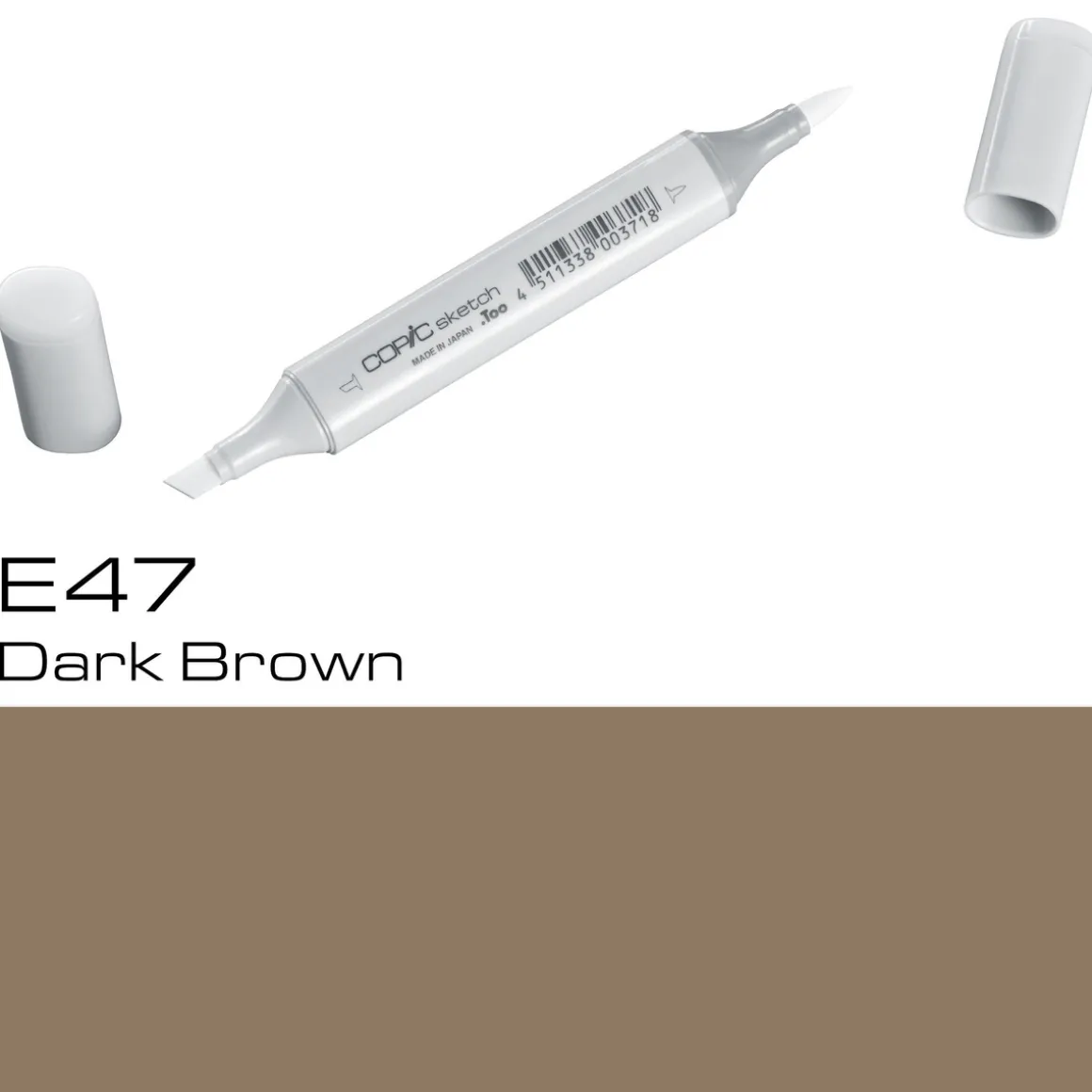 Copic Sketch E47 Dark Brown