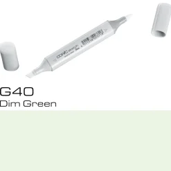 Copic Sketch G40 Dim Green