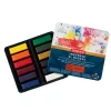 Derwent Inktense XL Blocks 12 – akvarellkritt i stort format, 60×20×20 mm.