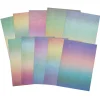 Designblokk med 20 glitterark i livlige farger, A4 (210×297 mm) mm, 220 g/m²
