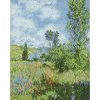 Diamond Dotz View Of Vetheuil – diamond painting, 50×66 cm, 40600 dotz