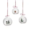 DIY-kit 3 julekuler av glass – lag og pynt julekuler