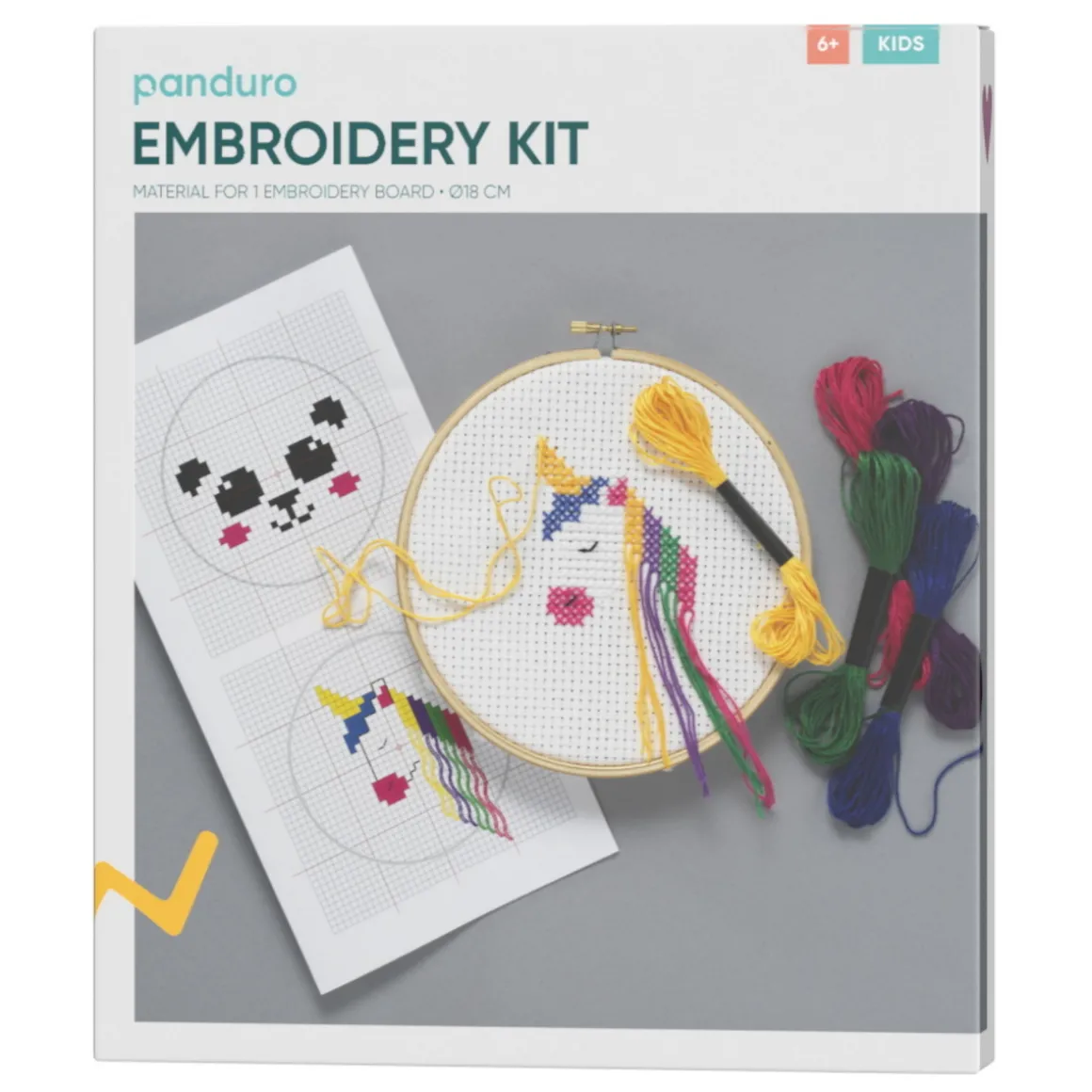 DIY-kit Mitt første broderi – å brodere er morsomt for alle aldrer!