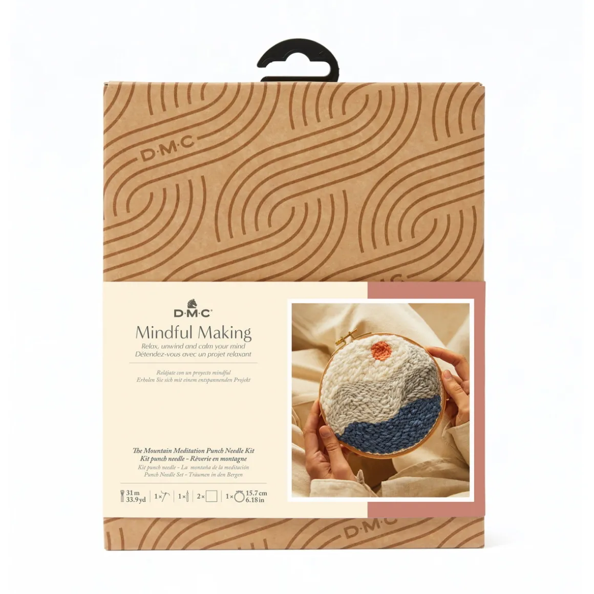 DMC Mindful making kit – lag et harmonisk motiv med punch needling
