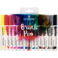Ecoline Brush Pen Set 15-pack