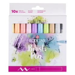 Ecoline Brush Pen Set - Pastel 10-pack
