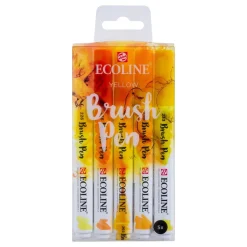 Ecoline Brush Pen Set - Yellow 5-pack