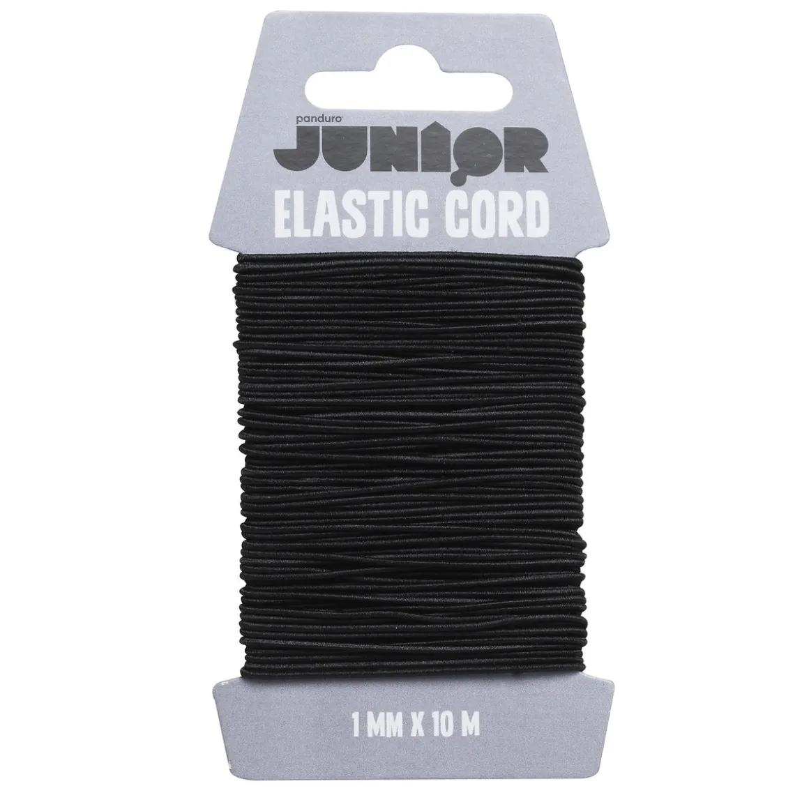 Elastisk Tråd 1 mm/10 m Svart