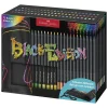 Faber-Castell Black Edition voksbaserte fargeblyanter 72-pakning + sammenrullbart pennal