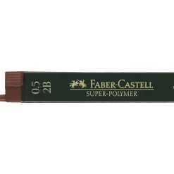 Faber-Castell blyantstift refill – 0,5 mm 2B. Inneholder 12 stifter.