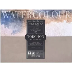 Fabriano Watercolour akvarellblokk GT 23×30 cm, 20 ark, 300 g/m²