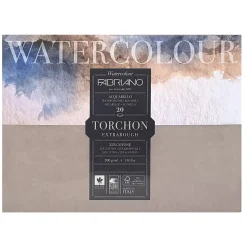 Fabriano Watercolour akvarellblokk GT 30×45 cm, 20 ark, 300 g/m²