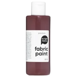 Fabric Paint 85 ml – brun tekstilfarge for lyse tekstiler