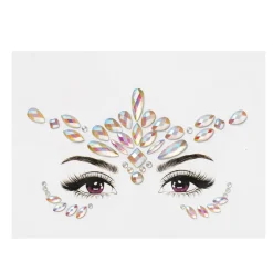Face Jewels Glow Princess, lys opp ansiktet ditt med selvlysende ansiktssmykker!