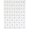 Face Jewels Raindrops – 90 dråpeformede og runde ansiktssmykker