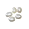Ferskvannsperler dyrkede 30 stk. ca. 3×5 mm store, 0,6 mm hulldiameter