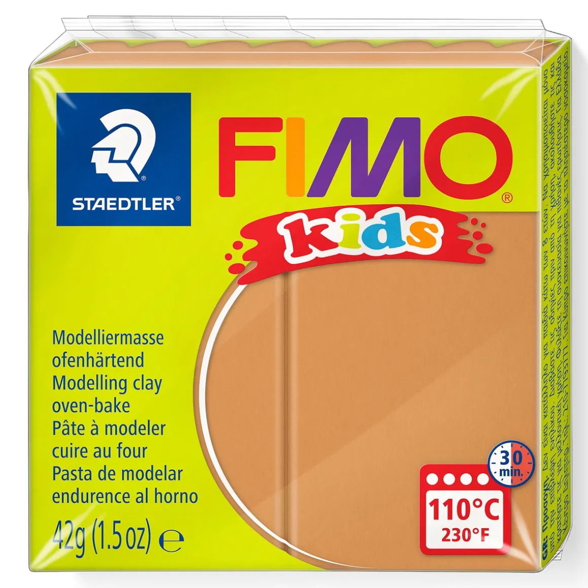 Fimo kids lysebrun 42 g