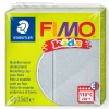 Fimo kids sølv med glitter 42 g
