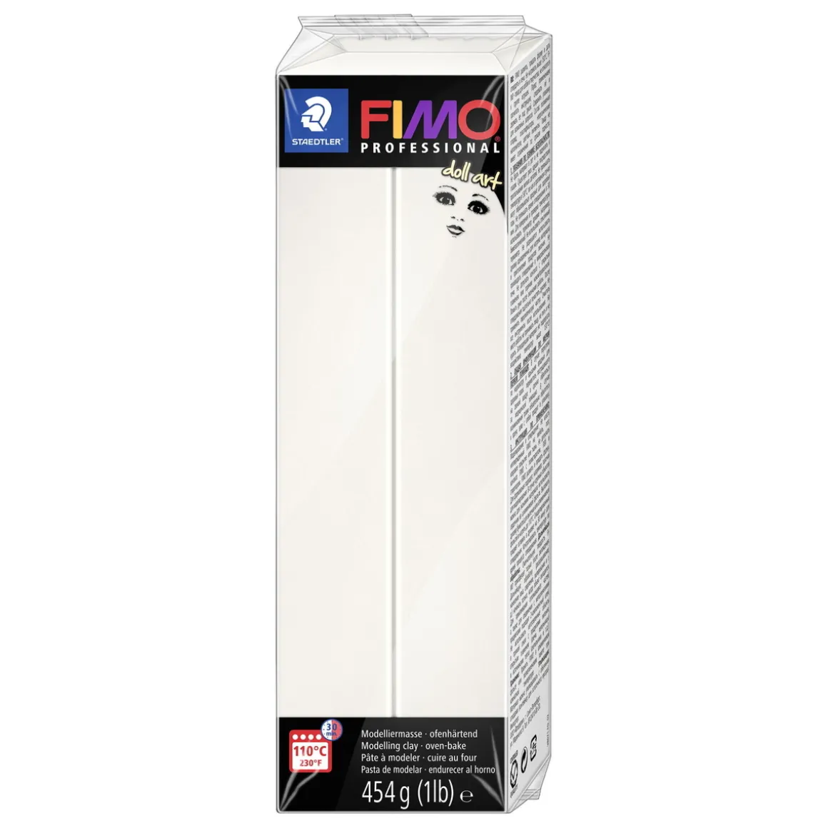 Fimo Professional 454 g porselenshvit – modelleire for fine detaljer