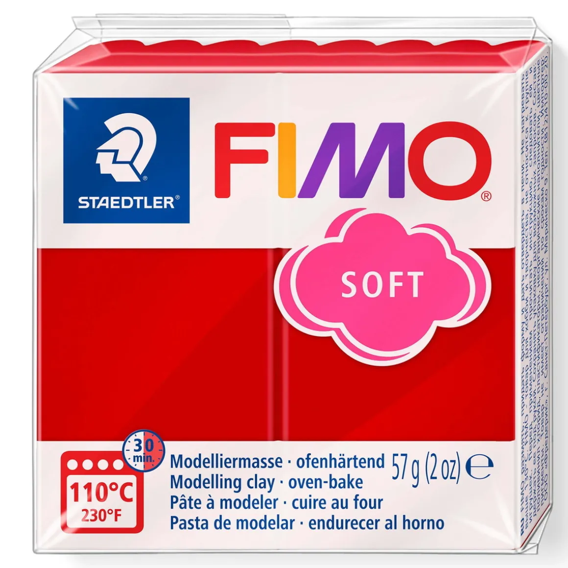 Fimo Soft 57 g Christmas Red