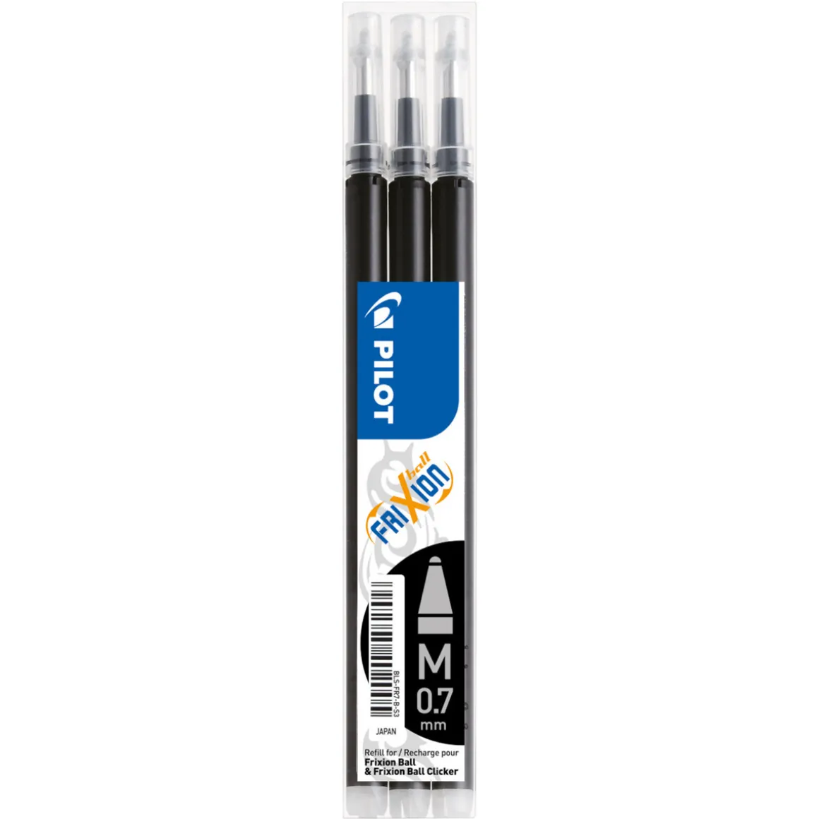 Frixion Click refill svart 0,7