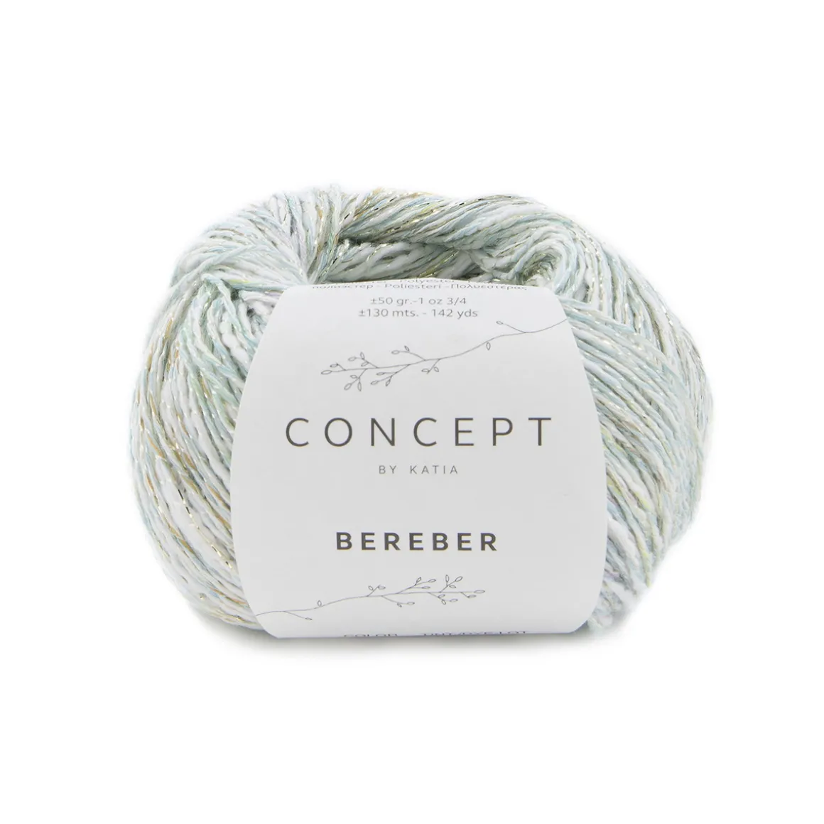 Garn Bereber 50 g grønn