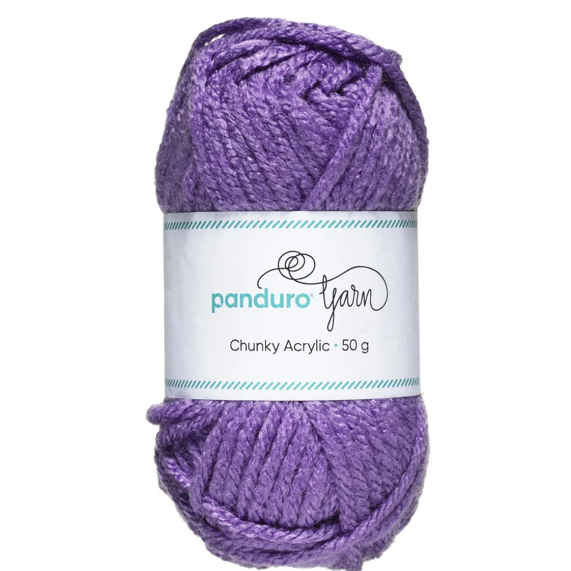 Garn Chunky Acrylic 50 g lilla
