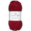 Garn Chunky Acrylic 50 g mørkerød