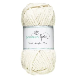 Garn Chunky Acrylic 50 g offwhite
