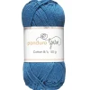 Garn Cotton 8/4 50g Blått