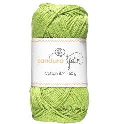 Garn Cotton 8/4 50g Lysgrønt